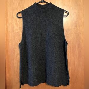 Halston 100% Cashmere Sleeveless Sweater